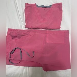 Carhartt Pink Scrub Set